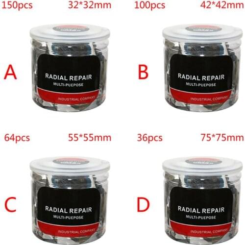 X7AE Cold Tire Patches 32mm 42mm 55mm 75mm Rubber Car Bicycle Bike Puncture Patch