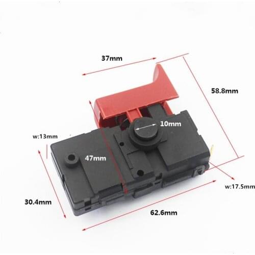 Hand electric drill switch is suitable for Boshi electric drill switch GBM10RE GBM13RE TBM3400 3500 pistol drill speed switch
