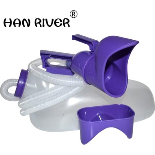 With a pipe for the bed urinal elderly men and women soft glue joint urine does not hurt the skin does not leak urine urinals