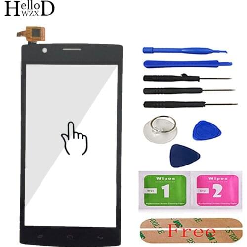 Touch Screen For Fly FS501 Nimbus 3 FS 501 Touch Screen Digitizer Glass Panel Lens Sensor Flex Cable Parts Tools Adhesive