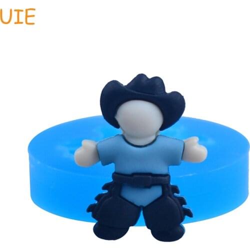 FYL104U Hunter Silicone Flexible Push Mold - Cabochon Cell Phone Deco Wedding Cake Molds, Resin Mould Food Safe