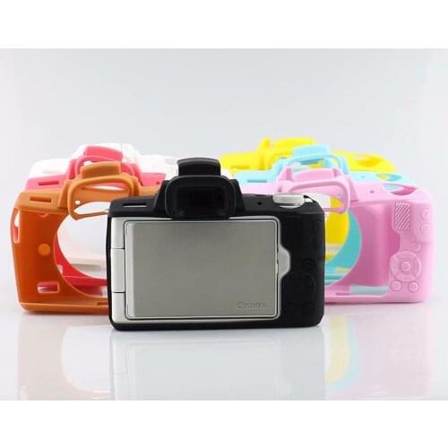 Silicone Armor Skin Case Body Cover Protector for Canon EOS M50 Digital Camera Inner Soft Bag Case