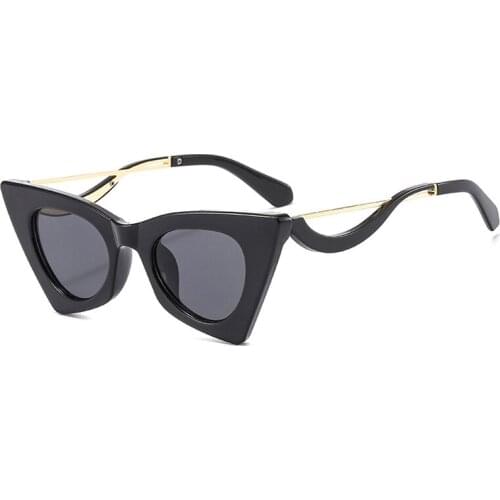 Vintage Cat Eye Sunglasses Women Retro Sun Glasses Female Sexy Triangular Eyeglasses Ladies Oculos De Sol UV400