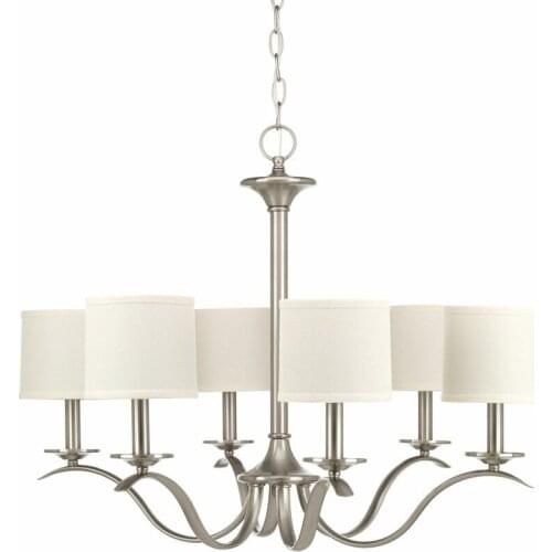 Living room chandelier modern minimalist home bedroom dining room fashion simple shape wrought iron led indoor light