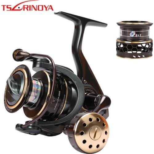 TSURINOYA JAGUAR 4000 5000 Double Spool Spinning Fishing Reel 9+1BB 5.2:1 Gear Ratio 7kg Max Drag Freshwater Saltwater Reels