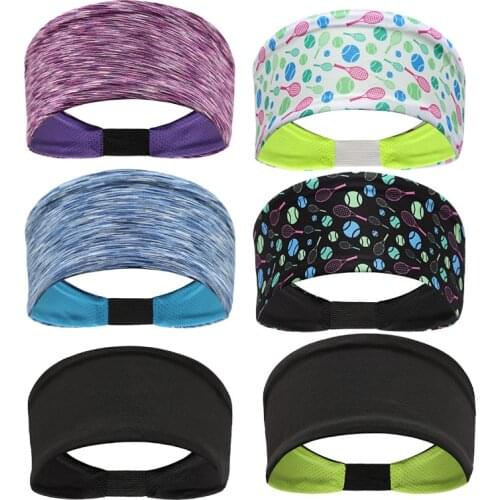Elastic Yoga Headband Running Hair Band Turban Outdoor Quick Dry Breathable Gym Sweatband Sport Fitness Bandage For Women