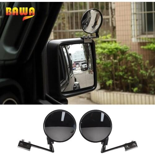 BAWA Blind Spot Mirror for Jeep Wrangler JL 2018 Rearview Mirror Accessories for Jeep Wrangler jl