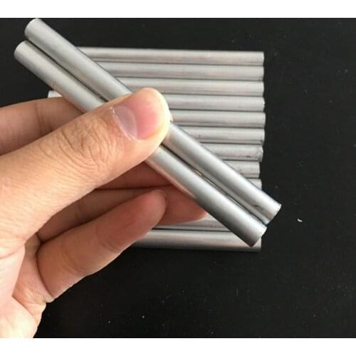 4pcs/lot OD 8mm ID 5mm Length 100mm Aluminum Pipe Hollow Circular Tube for DIY Model Making customized serice