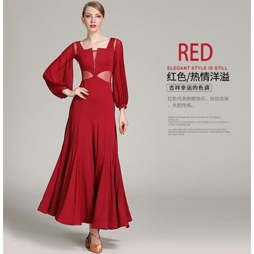 Ballroom Dance Dresses American smooth dress Tango Waltz dress Women Ballroom Dance short sleeve green red black 1859