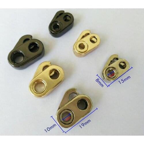 Diy 30 stks/partij metaallegering stoppers toggle cord sloten koord lock een gaten voor 3mm 4mm cord gratis verzending 20170402