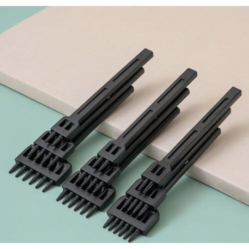 DIY Leather Round Row Punching Tool 4/5/6mm Spacing Hole Punches Lacing Stitching Hand Sewing Thread Tools