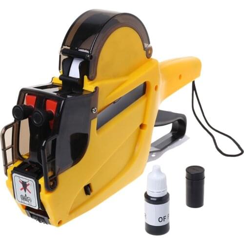MX-6602 10 Digits 2 Lines Price Tag Marker Pricing Gun Price Labeller For Supermarket Retail Store S19 19 Dropship
