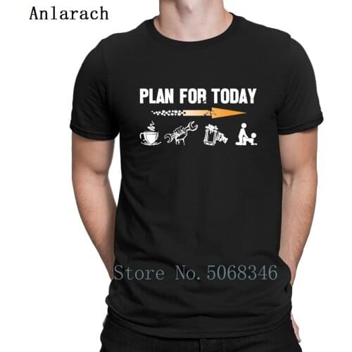 Plan For Today Millwright Coffee T Shirt Cotton Fit Trend New Fashion Spring Autumn Euro Size S-3xl Natural Printed Shirt