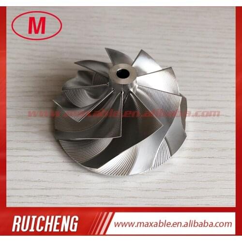 GT30 reverse 57.52/71.40mm 9+0 blades point milling milling/aluminum 2618/billet compressor wheel