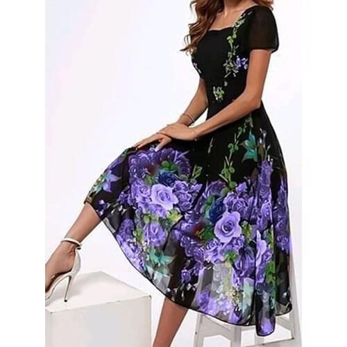 HEYTOAI Summer Dresses With Sleeves