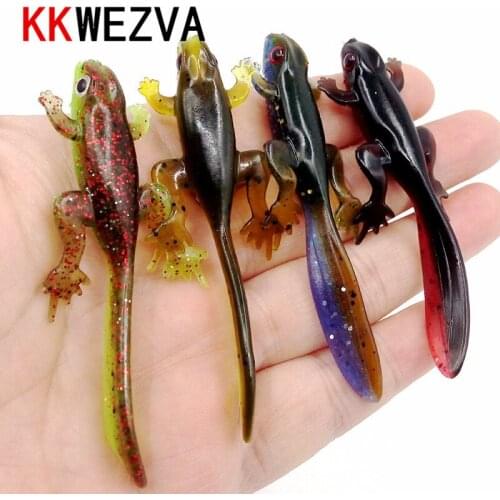 KKWEZVA NEW 6pcs 3.8g/8cm Soft Bait Fishing Lure Shad Manual Silicone Bass Minnow Bait Swimbaits Plastic Lure Pasca