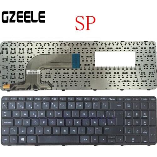 Spanish Laptop Keyboard For HP Pavilion 15-g000 15-r000 15-g 15-r 250 G3 255 G3 256 G3 15-r007nc 15-r008nc with Frame