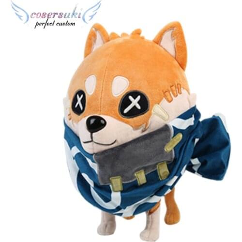 Anime Game Identity V Attendant Pet Shiba Inu Cosplay Doll Cute Change suit Dress Up Plush Toy for Halloween Christmas Gifts
