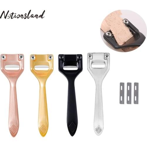 Creative Leather Skiving Knife Thinning Leather Craft Skiver DIY Leather Making Tool Handmade Learthercraft Knife With 3 Blades