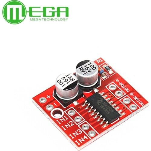 100pcs 2 DC motor drive module reversing PWM speed dual H bridge stepper motor Mini victory L298N