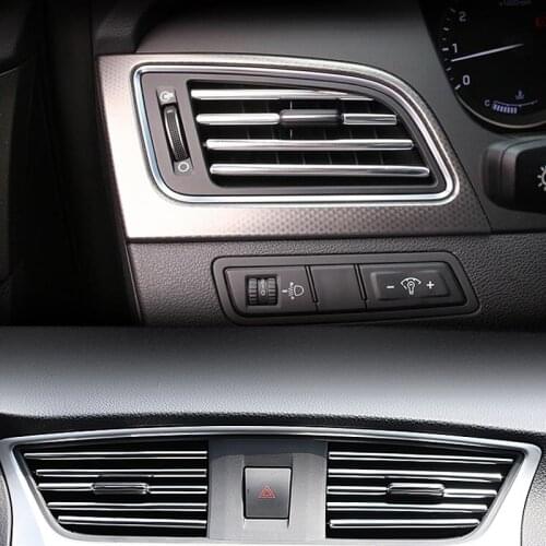 Car Styling Mouldings Interior Air Vent Grille Protector Strip For Mercedes Benz W202 W220 W204 W203 W210 W124 W222 X204 AMG CLK