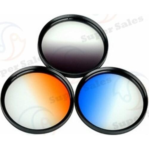 3pcs 52mm Graduated Neutral Density Filter Gradual Grey nd Filter set For 52mm Lens filter DC/DV/DSLR/SLR Digital