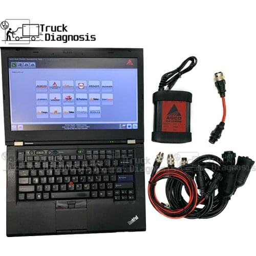 T420 laptop For AGCO Diagnostic Kit (CANUSB)AGCO EDT interface for AGCO FENDT FenDias agricultural tractor diagnostic tool