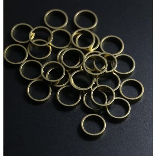 20 pieces of 3*12mm original brass geometric hoop earring connector round pendant Diy jewelry making accessories