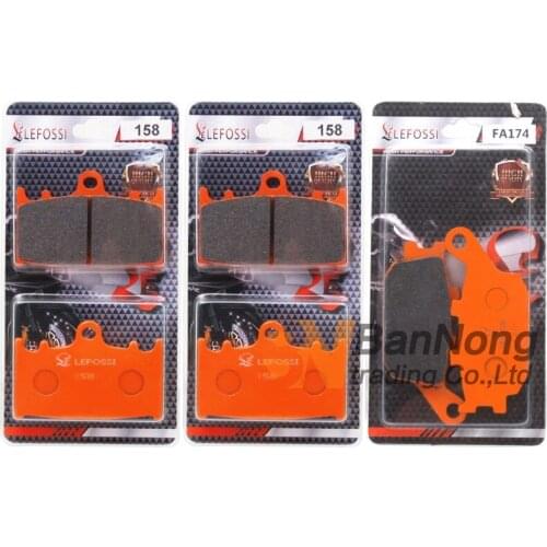 Motorcycle Front & Rear Brake Pads Disks For Suzuki GSF 650 1250 Bandit 2007 2008 2009 2010 2011 2012 2013 SV 1000