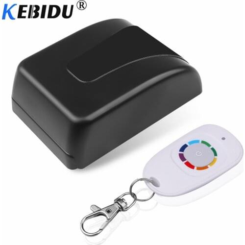 Kebidu 433MHZ Transmitter Receiver 12V 1CH RF Remote Control Wireless Switch With Button Controllers For Dorr