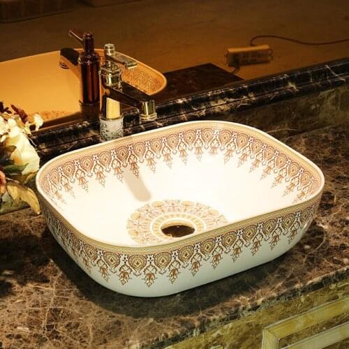 Luxurious oval porcelain bathroom sink bowl countertop Oval Ceramic wash basin bathroom sink Vessel Sink Countertop
