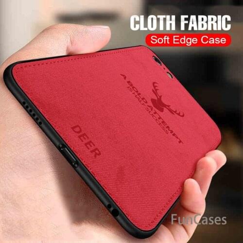 Luxury Cloth Texture Phone Case For iphone 6 6s 7 8 PLus X Fabric Shockproof Cover For iphone 10 7 8 PLus Soft TPU Silicone Case
