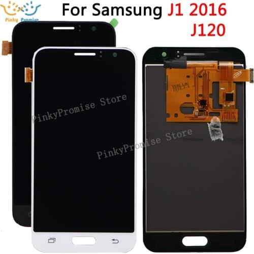 TFT LCD For Samsung Galaxy J1 J120F J120DS J120G J120M J120H J120 LCD Display Touch Digitizer Assembly with brightness adjust