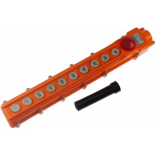 1)COB-65H For Hoist And Crane Control Station Push Button Switch 6Ways Emergency