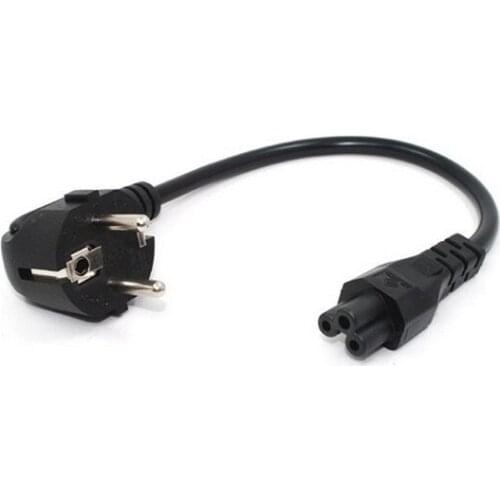 1ft European short travel power cord for laptop notebook, 1ft to C5 cord