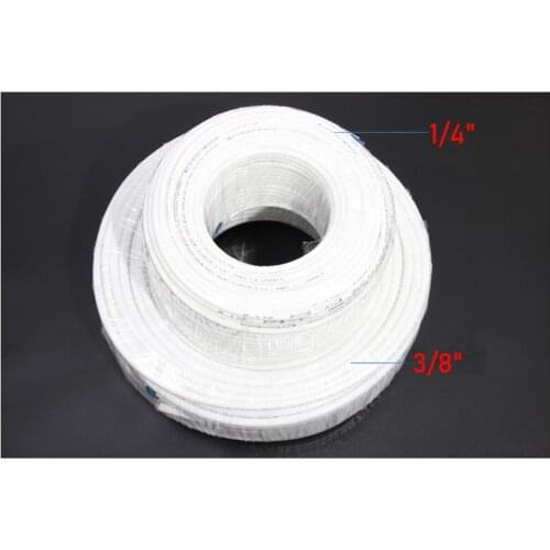 1 Meter RO Water 1/4" 3/8" Inch OD PE Hose Tubing White Flexible Pipe Tube For Reverse Osmosis Aquarium Filter System