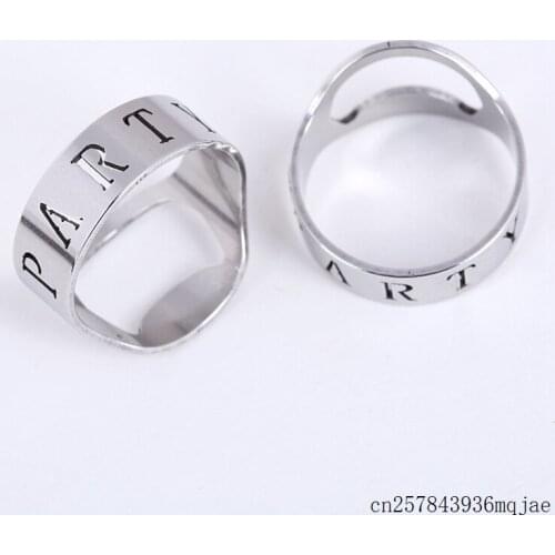 1000pcs Ring Bottle Openers Metal Finger Ring Beer Openers with Word on Them Kitchen Wine Beer Openers Twist Tool