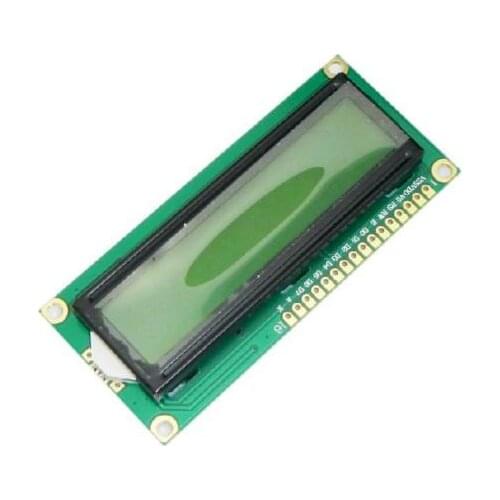 1602 16x2 HD44780 Character LCD Display Module LCM Yellow backlight NEW