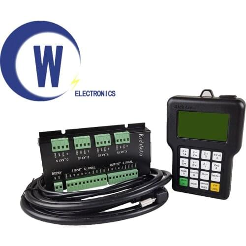 A11E 4-axis linkage motion control system Rich Auto DSPcnc engraving motion controller laser, flame, plasma cutting machine