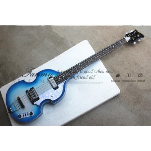 Free shipping custom BB 6 string guitar,semi hollow guitar,wood body, gold hardware,white pearl pickguard