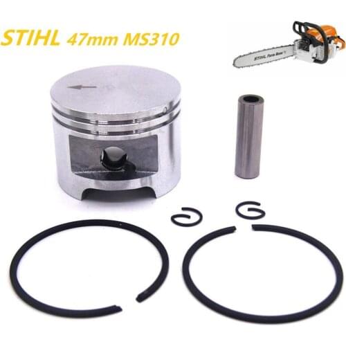47mm * 1.5mm Piston Pin Ring Circlip Kit Fits For STIHL MS310 MS 310 Chainsaw Motor Engine Replace Part # 1127 030 2007