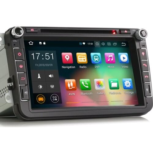 8" Android 10.0 OS Car DVD Multimedia GPS Radio System Player for Skoda Patrick 2004-2008 & Praktik 2007-2011 & Rapid 2012-2013