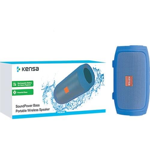 KM-295 Bluetooth Speaker Wireless Bass Column Outdoor USB Speakers Loudspeaker