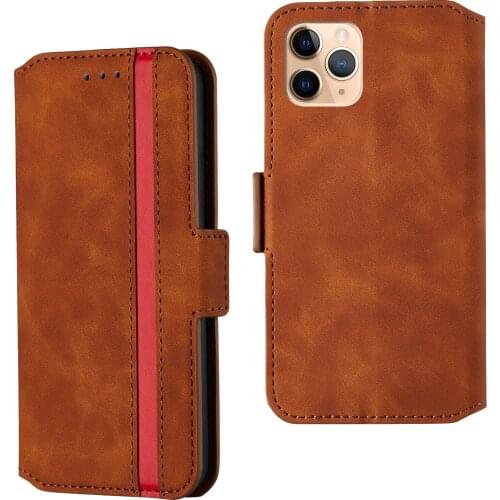 Fashion Retro Leather Wallet Case For iPhone 12 11 Pro Max X XR XS Max 6 6S 8 7 Plus SE 2020 12Mini Cover Flip Shockproof Case