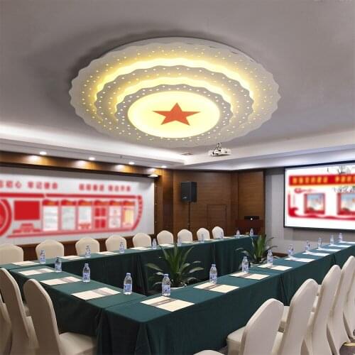 Color Changing Light Led Ceiling Light Dimmable Led Bedroom Five Point Star Ceiling Light For Bed room Study Room Meeting Room