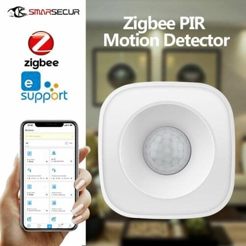 Home Security Ewelink ZigBee PIR Motion Sensor 120° Infrared Detector Alarm