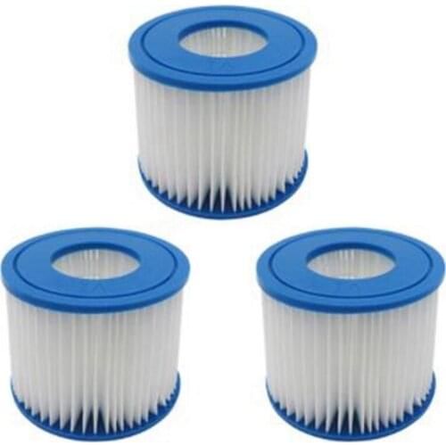 Swimming Pool Filter for Bestway Size VI Replacement Filter Cartridge for Lay-Z-Spa - Miami Vegas Palm Springs Paris