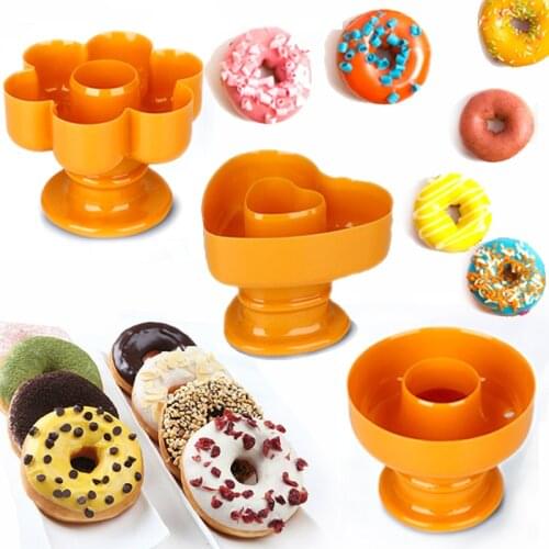 4 Type DIY Tool Doughnut Donut Maker Cutter Mold Desserts Sweet Food Bakery Baking Cookie Cake Mould Kitchen Dessert Tool