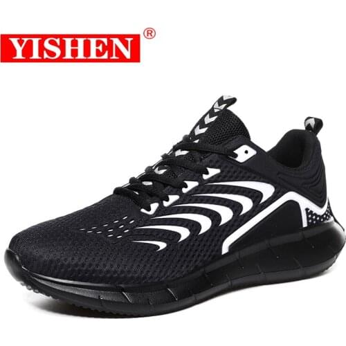 YISHEN Men Running Shoes Fashion Breathable Outdoor Male Sports Shoes Lightweight Sneakers Mens Comfortable Athletic Footwear