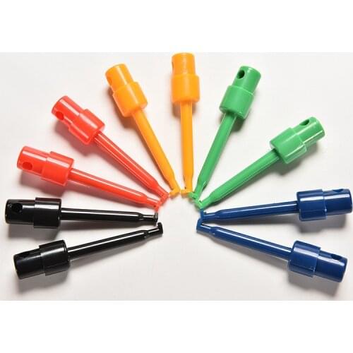 New Arrival Lead Wire Kit Test Hook Clip Grabbers Test Probe SMT/SMD for Multimeter Wholesale 10PCS